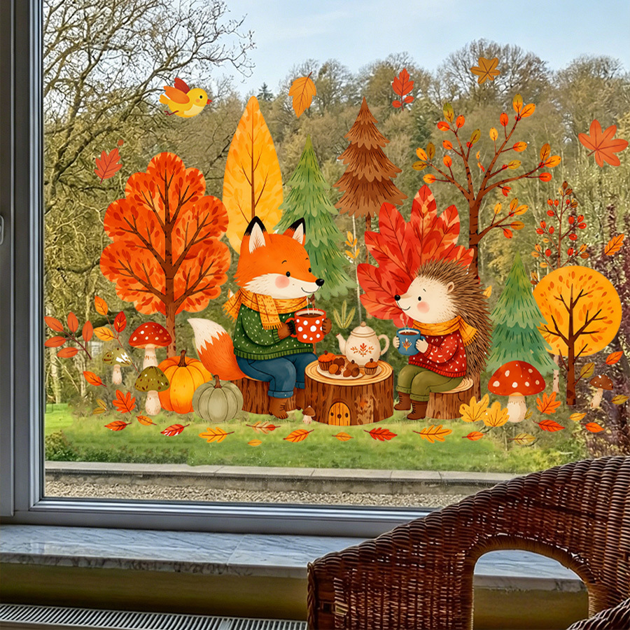 1 Stück Herbst-Fensteraufklebe – Nettle Leaf Tea Bewertung und Preis